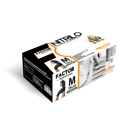 [GNNL] Guante Nitrilo Negro Large X 50 Pares Agrilatexa